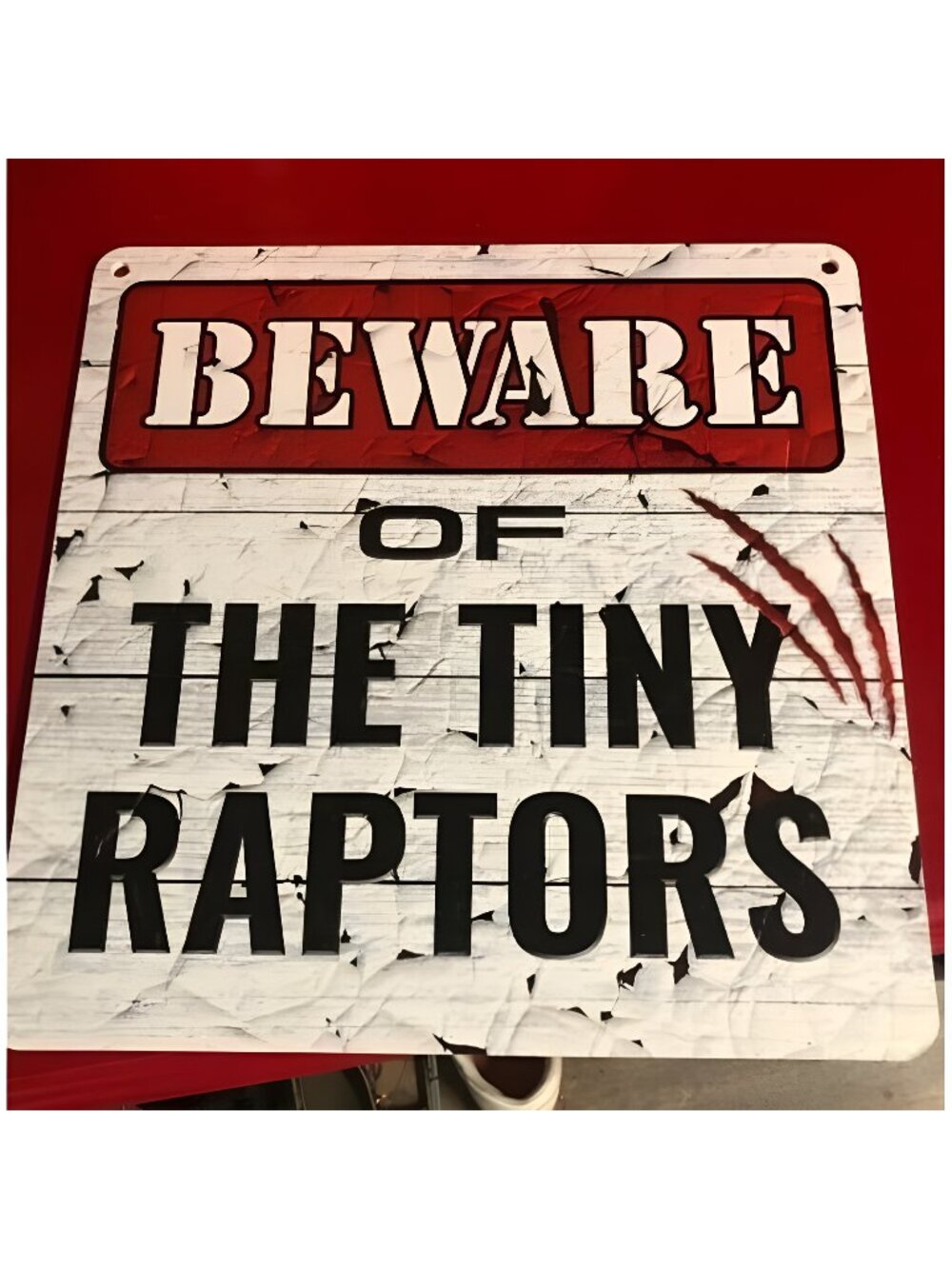 Tiny Raptors Chicken Decor 12" x12''- Chicken Yard Decorations